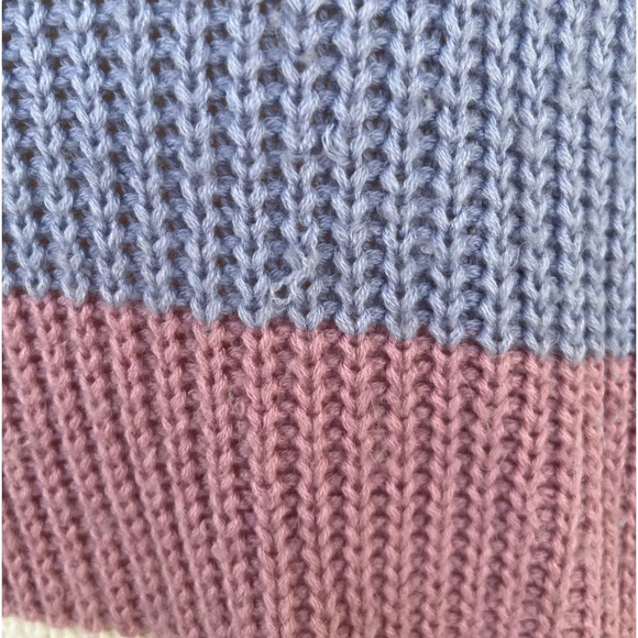 SOLUTION Woman’s Multicolor Soft Acrylic Knitted Fall Sweater Size Small - Picture 4 of 10
